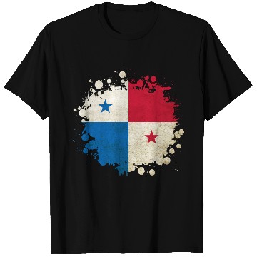 Discover Panama vintage flags blob T Shirts