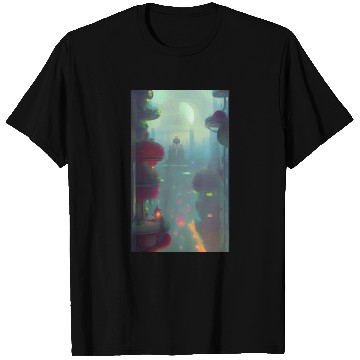 Discover Neon Nights, Futuristic Lights T Shirts