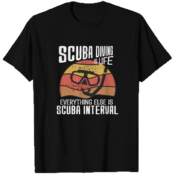 Discover Scuba diving is life funny scuba dive retro vintag T Shirts