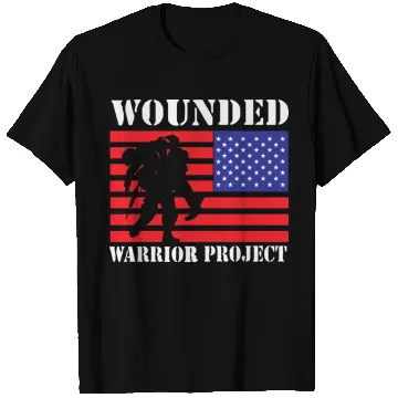 Discover Wounded Warrior Project Us Flag T Shirts
