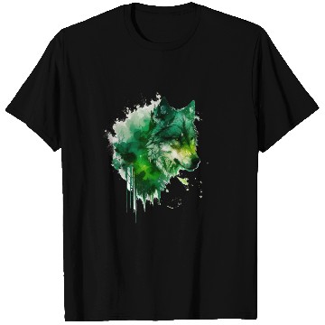 Discover Green wolf T Shirts