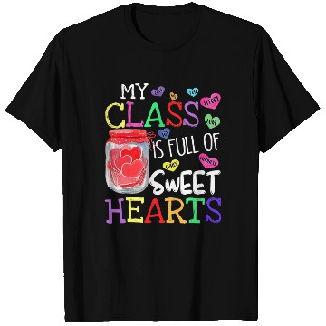 Discover My Class Is Full Of Sweethearts Rainbow Teacher T Shirts