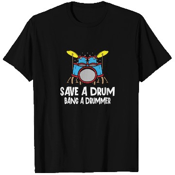 Discover Drummer Drums Music Drum Set Drumming T Shirts