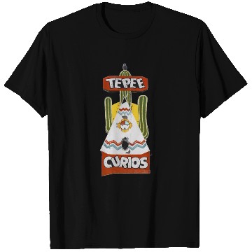 Discover Tepee Curios Route 66 Neon Tucumcari New Mexico T Shirts