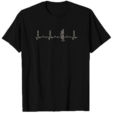 Discover Trumpet Instrument. Heart. Love. EKG. Pulse. Beat. T Shirts