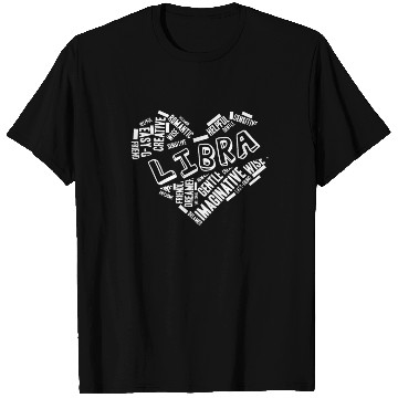 Discover Libra Heart Word Cloud Doodle Astrology Zodiac Sta T Shirts