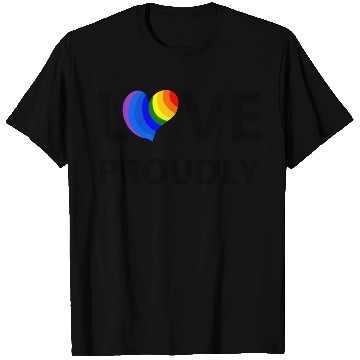 Discover Love Proudly Heart T Shirts