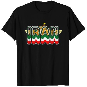 Discover Iran Lion Sun Farvahar T Shirts