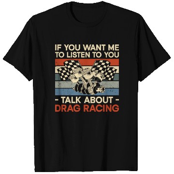 Discover Drag Racing Race Car Retro Vintage T Shirts