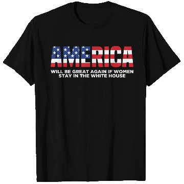 Discover America Will Be Great Again Black T Shirts