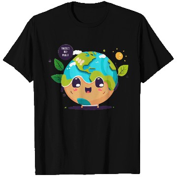 Discover Protect Our planet #06, Digital Art T Shirts
