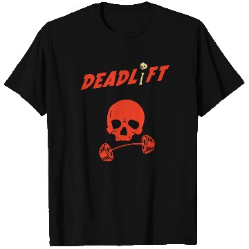 Discover Deadlift Workout Skull T Shirts