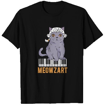 Discover Meowzart Piano Cat Musician Musical Pianist Music T Shirts