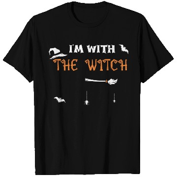 Discover I'm With The Witch - Halloween T Shirts