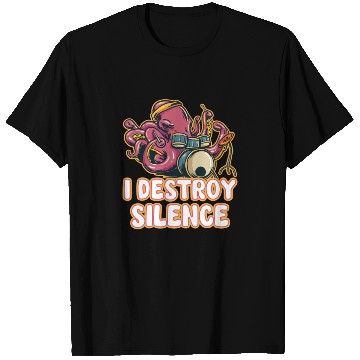 Discover Drummer Drums Music Drum Set Drumming T Shirts