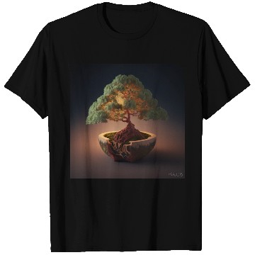 Discover Cannabonsai - Bonsai Tree, Minimalist Cannabis T Shirts