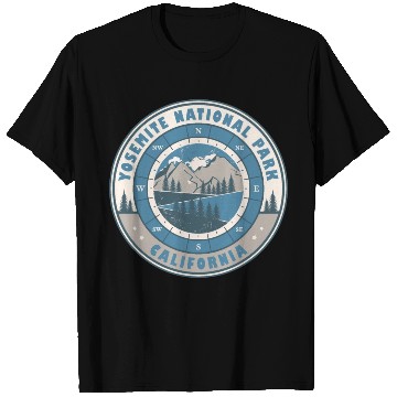 Discover Yosemite National Park California US Hiking T Shirts