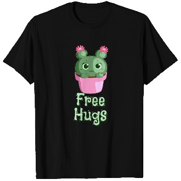 Discover free hugs Cactus T Shirts