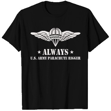 Discover Us Army parachute rigger T Shirts
