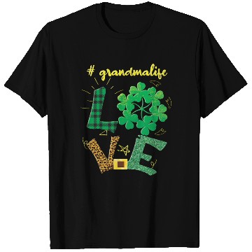 Discover Love Grandma Shamrock Saint Patrick Day T Shirts