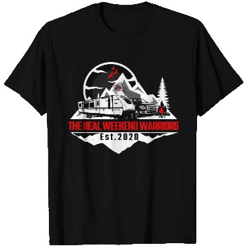 Discover The Real Weekend Warriors Latest Logo in Red T Shirts