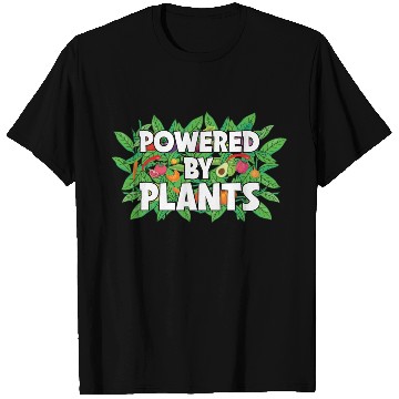 Discover Powered by Plants T Shirts