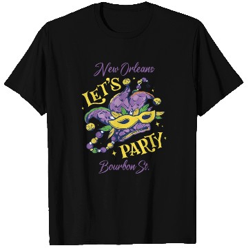Discover Mardi Gras Bourbon Street New Orleans Souvenir Lou T Shirts