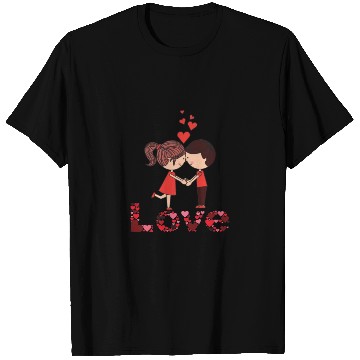 Discover Love -A couple expressing their love T Shirts