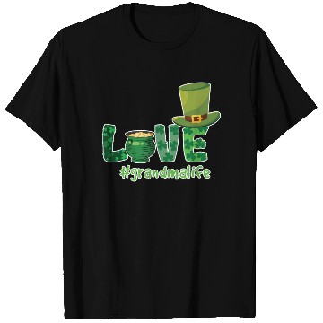 Discover Shamrock Love Grandma Saint Patrick Day T Shirts