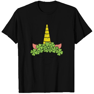 Discover Unicorn Kids Kawaii Clover Saint Patrick Day T Shirts
