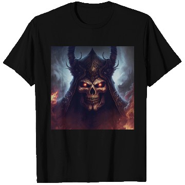 Discover Fiery demon of death version 2 T Shirts