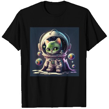 Discover cat in space T Shirts