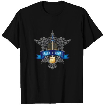 Discover Saint Michael Patron Saint of Police Officers Cath T Shirts