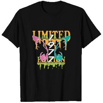 Discover 1977 Born Limited Edition Butterfly Gift T Shirts
