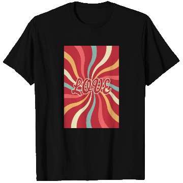 Discover 70´s style Love Poster T Shirts