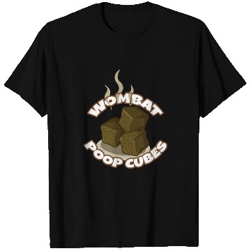 Discover Wombat Poop Cubes T Shirts