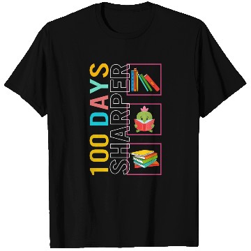 Discover School T Shirts, 100 Days Sharper Reading Cactus