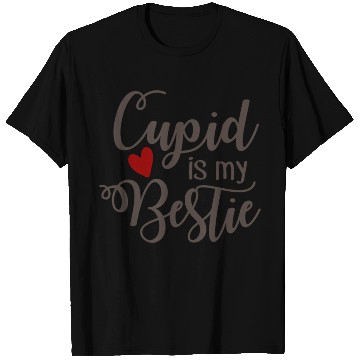 Discover Best Valentines Day Cupid is My Bestie404 T Shirts