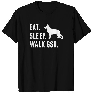 Discover Eat Sleep Walk German Shepherd T Shirts
