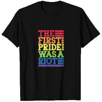 Discover The First Pride Was A Riot, LGBT Rainbow T Shirts