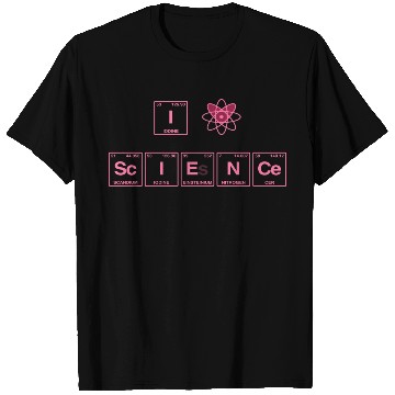 Discover I LOVE SCIENCE - Periodic Table of Elements T Shirts