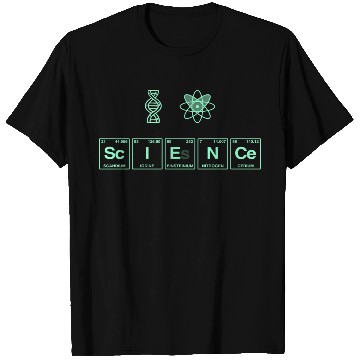 Discover I LOVE SCIENCE - Periodic Table of Elements T Shirts
