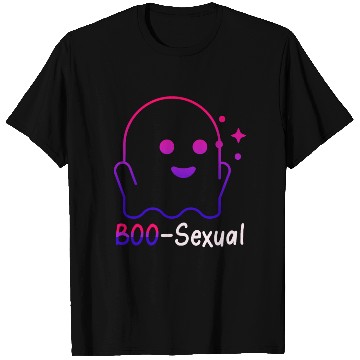 Discover Boo Sexual Cute Bi Ghost LGBT Bisexual Pride Funny T Shirts