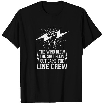 Discover Funny Electrical Lineman Saying Thank A Lineman T Shirts