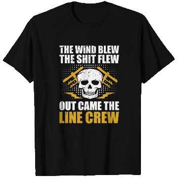 Discover Funny Electrical Lineman Saying Thank A Lineman T Shirts