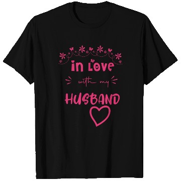 Discover Love with My hasband Cute Valentine day Mom to Be T Shirts