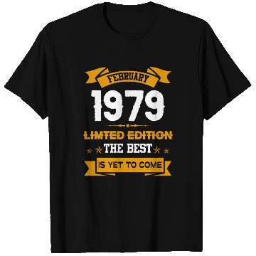 Discover February 1979 Birthday Surprise T Shirts