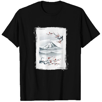 Discover Fuji Cherry Blossom Cherry Tree Japan T Shirts