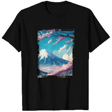 Discover Japan Fuji Cherry Blossom Cherry Tree T Shirts