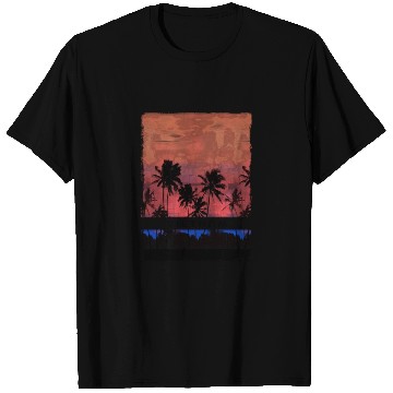 Discover Vietnam Vacation Souvenir Beach Palm Tree T Shirts